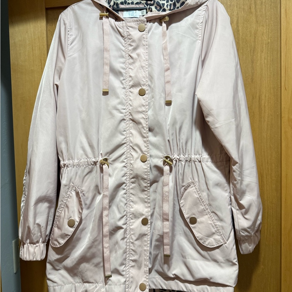 Time and Tru Light Pink Utility Jacket